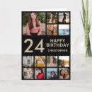 Search for 24th birthday cards Twenty fourth birthday