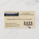 Search for food industry business cards Modern