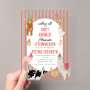 Search for petting zoo invitations Cow