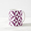 Search for purple geometric mugs Pattern