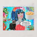 Recherche de femme chat vœux cartes Drôle