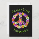 Search for peace sign cards Hippie