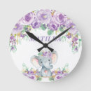 Search for purple elephant nursery decor Whimsical