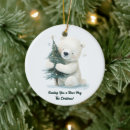 Search for polar bears ornaments Watercolor