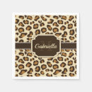 Search for leopard print napkins Pattern