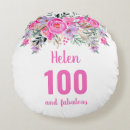 Search for 100th birthday pillows White