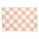 Search for orange and white pillowcases Geometric