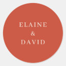 Recherche de orange solide autocollants Élégant