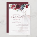 Search for maroon bridal shower invitations Watercolor