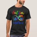 Search for autism acceptance tshirts Red