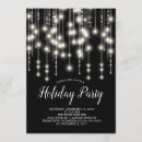 Search for string lights seasonal invitations Black