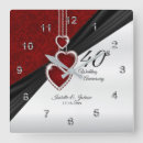 Search for 40th wedding anniversary clocks Couple