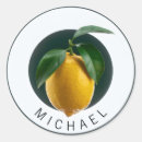 Search for lemon stickers Classic round