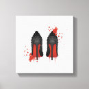 Search for high heel shoe canvas prints Fashion