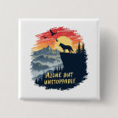 Recherche de lune de loup badges Animal sauvage