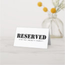 Search for reserved place cards Script