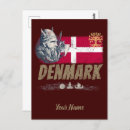 Recherche de drapeau du danemark cartes postales Europe