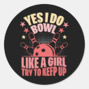 Recherche de bowling drôle autocollants Humour