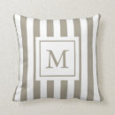 Recherche de brun taupe coussins Monogramme