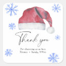Search for santa hat stickers Watercolor