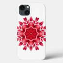 Search for rose petal iphone cases Red