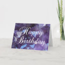 Search for crystal birthday cards Amethyst