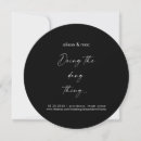 Search for circle square invitations Black and white