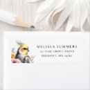 Search for cockatiel return address labels Bird