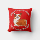 Search for corgi christmas pillows Dog