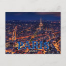 Search for paris at night postcards Travel