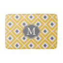 Search for yellow gray bath mats White