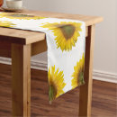 Search for rustic table runners Sunflower