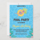 Search for pineapple pool party invitations Palm leaves