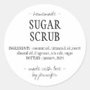 Search for sugars stickers Sugar scrub