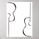 Recherche de instruments de musique posters Blanc