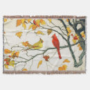Search for red cardinal bird blankets Cardinals