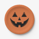 Recherche de halloween assiettes en papier Jack o' lantern