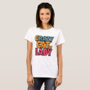 Recherche de dame folle de chat tshirts Pour elle