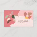 Recherche de feuille abstraite cartes visite Tendance