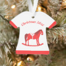 Search for white horse ornaments Scandinavian
