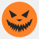 Search for scary pumpkin face stickers Jack o lantern