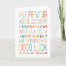 Search for goodbye cards Farewell