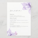 Search for lavender dinner menus Lilac