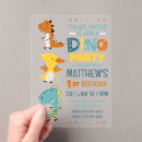 Search for modern dinosaur invitations Typography