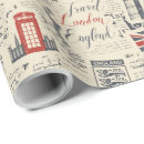 Recherche de londres papier cadeau Union jack