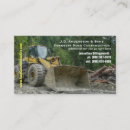 Search for road construction business cards Bulldozer