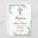 Recherche de moderne fille baptême invitations Botanique