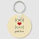 Search for nerd glasses keychains Nerdy