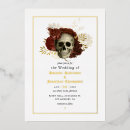 Recherche de de goth mariage invitations Crâne