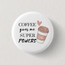 Search for coffee lover buttons Heart